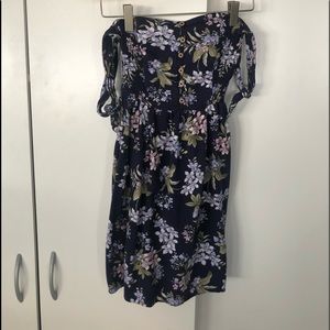 American Eagle Navy Blue Floral Dress